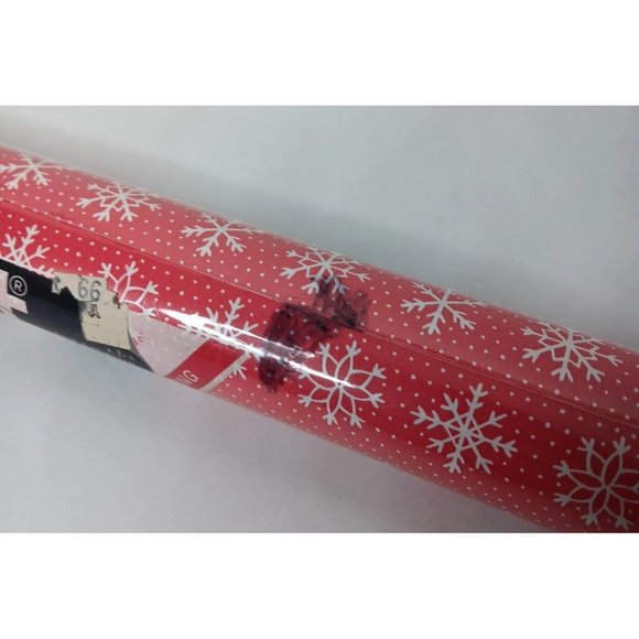 Vintage ConTact Brand Self Adhesive Plastic Shelf Liner Roll Red Snowtime 1986 - Picture 8 of 9